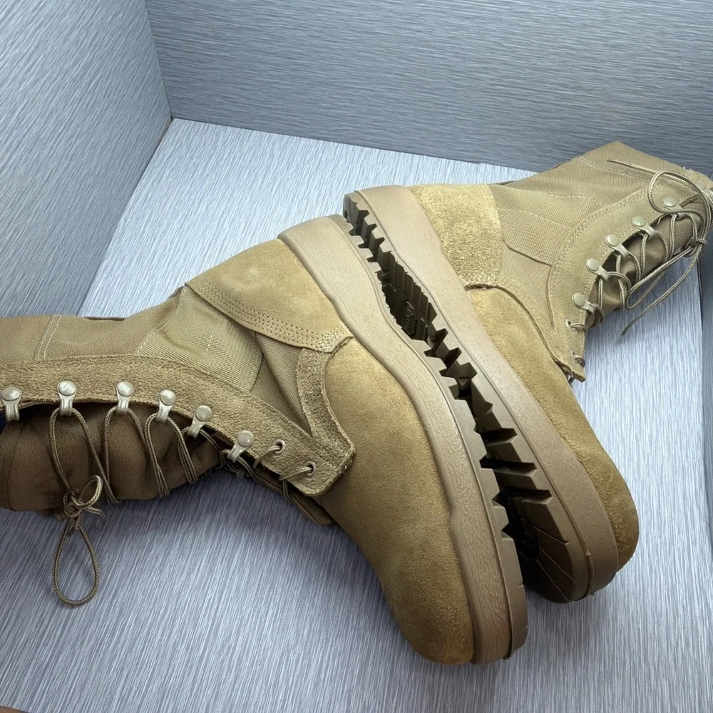 McRae‎ Hot Weather Combat Boots Coyote Tan Military Tactical 12R USA Made